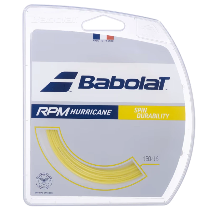 BABOLAT RPM HURRICANE SPIN DURABILITY 12M YELLOW