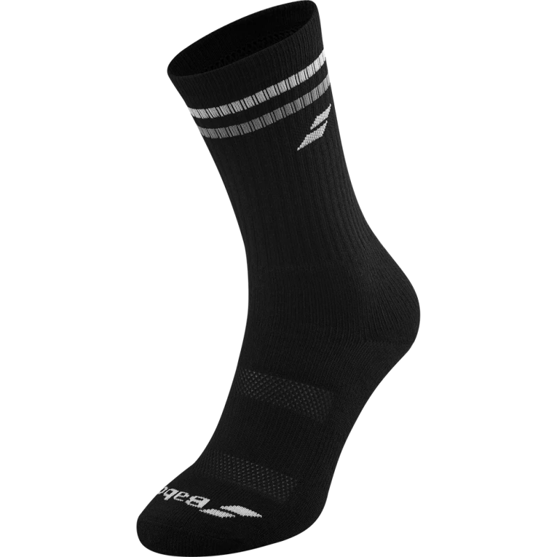 BABOLAT TEAM SINGLE SOCKS MEN Black/White
