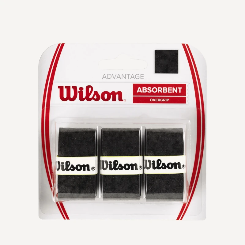 Wilson ADVANTAGE OVERGRIP BK 3PK _ BLACK