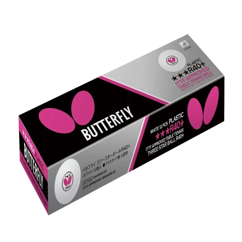 BUTTERFLY THREE-STAR Ball R40+ 12 piece