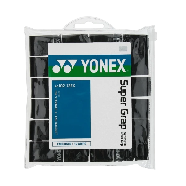 YONEX SUPER GRAP (12Wraps) _ Black