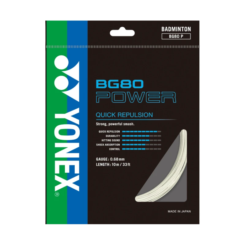 YONEX BG80 POWER WHITE
