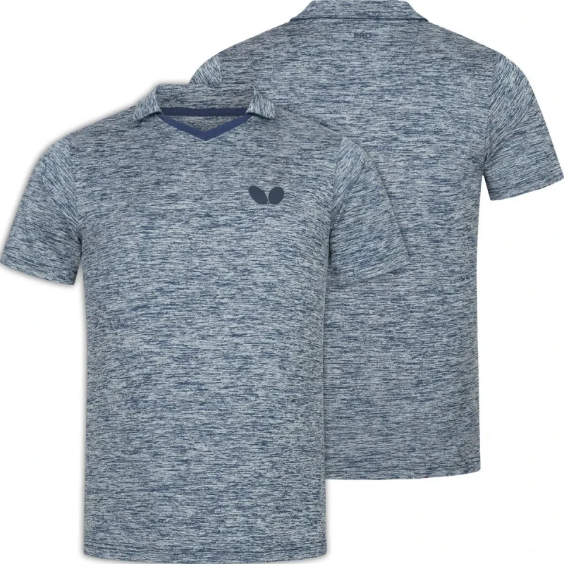 BUTTERFLY Shirt IZUMO blue