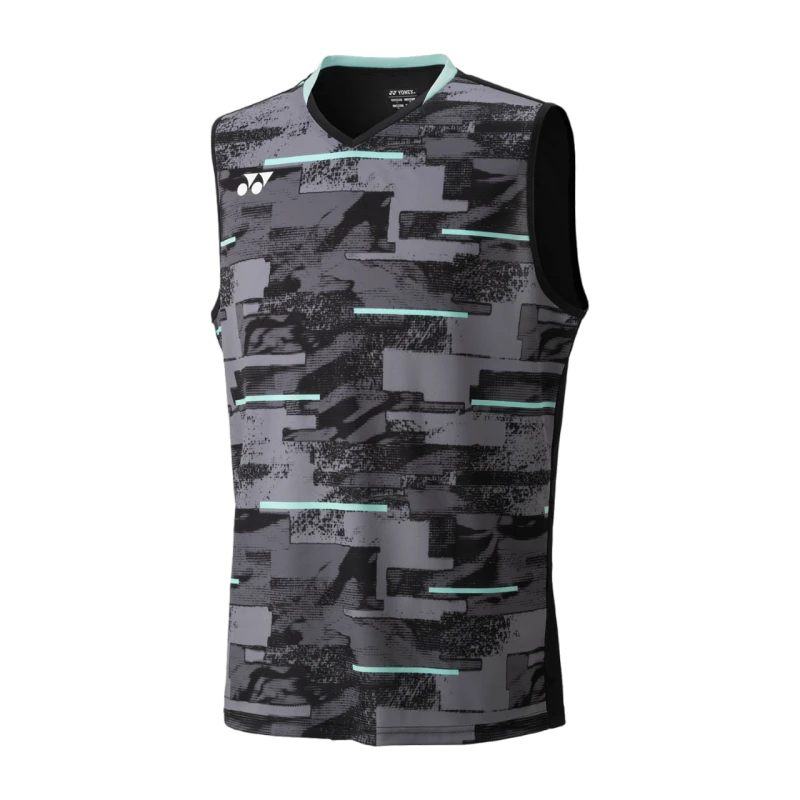 YONEX MEN'S SLEEVELESS TOP BLACK