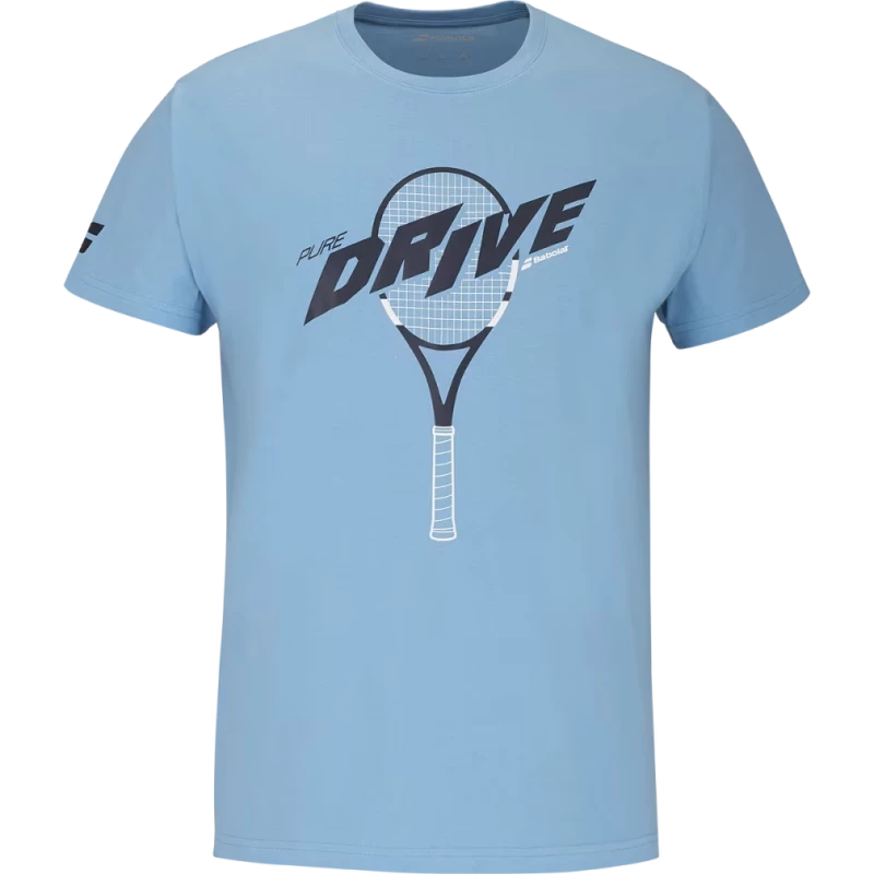 BABOLAT DRIVE COTTON TEE Drive Heritage Blue