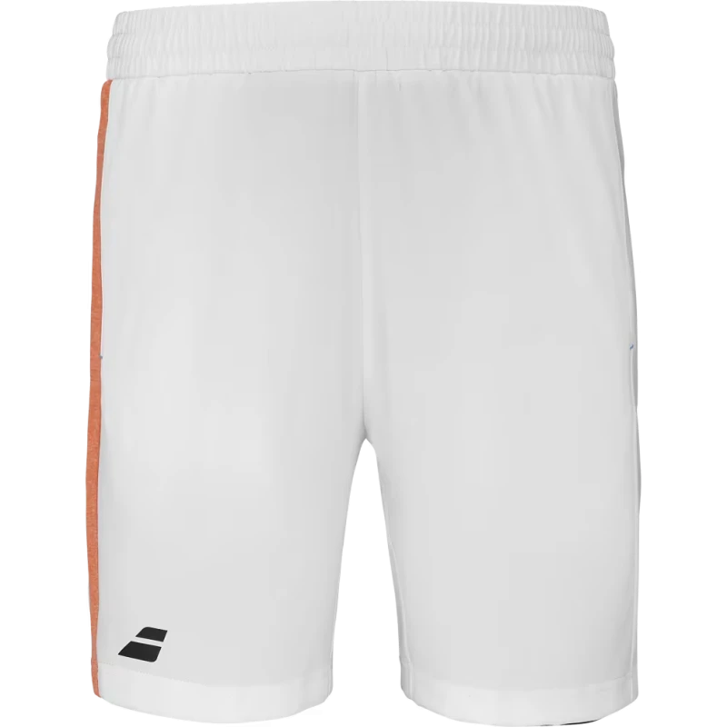 BABOLAT PLAY SHORT MEN White/Orange