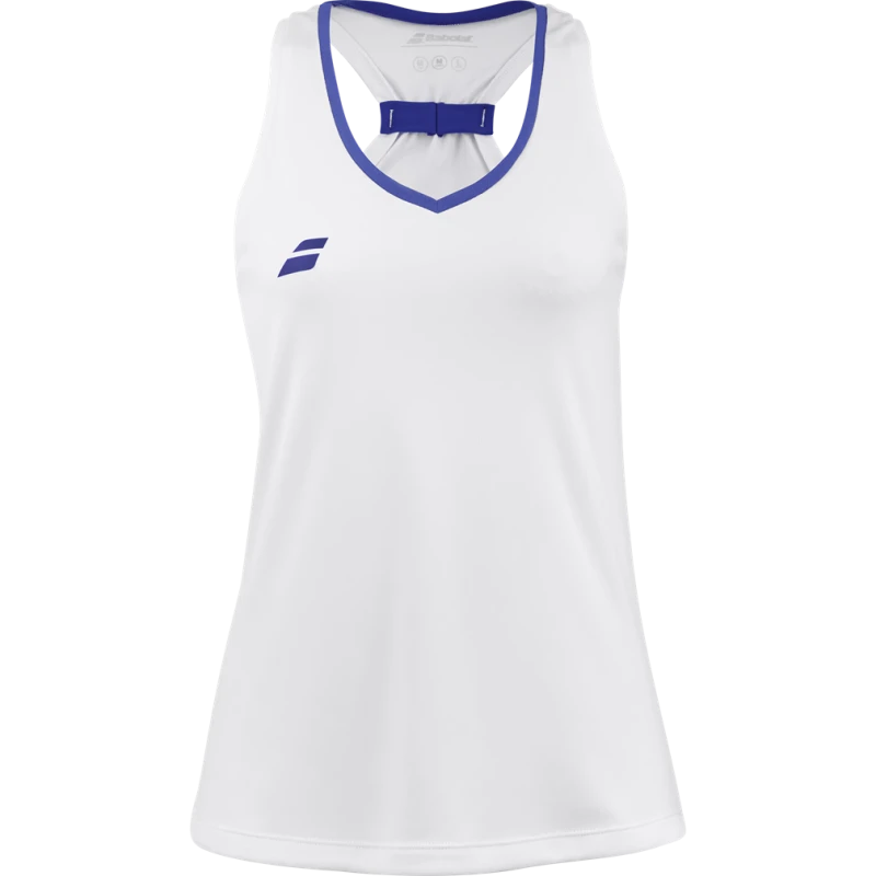 BABOLAT PLAY TANK TOP WOMEN White/White